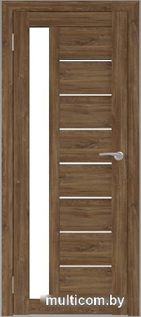 Межкомнатная дверь Юни Бона 04 70x200 (дуб стирлинг/матовое стекло)