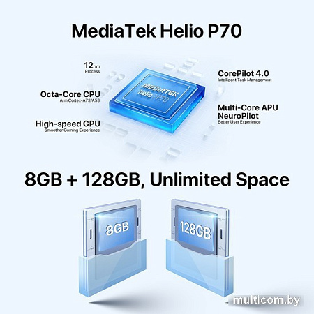 Смартфон Umidigi F3 8GB/128GB (золотистый)