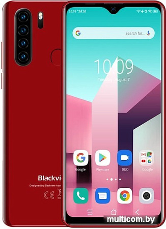 Смартфон Blackview A80 Plus (красный)