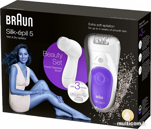 Эпилятор Braun Silk-epil 5 Wet&Dry 5-539