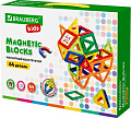 Конструктор BRAUBERG 663847 Kids Magnetic Big Blocks-64