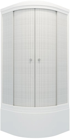 Душевая кабина Triton Стандарт Б3 90x90 (белый лен)