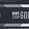 Блок питания Cooler Master MWE 600 White 230V V2 MPE-6001-ACABW-EU