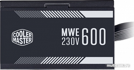 Блок питания Cooler Master MWE 600 White 230V V2 MPE-6001-ACABW-EU