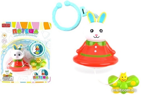 Погремушка Zhorya Потеша Колокольчик Зайчик Н94076