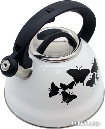 Чайник со свистком Катунь КТ-132 (бабочки)