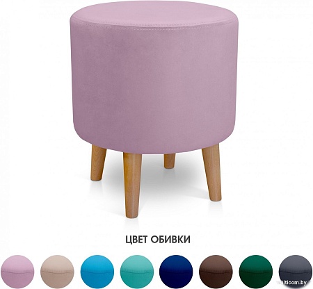 Пуфик Mio Tesoro Ронд (Amo 12/натуральное дерево)