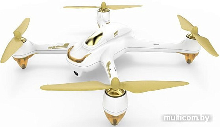 Квадрокоптер Hubsan H501S High Edition (белый/золотистый)