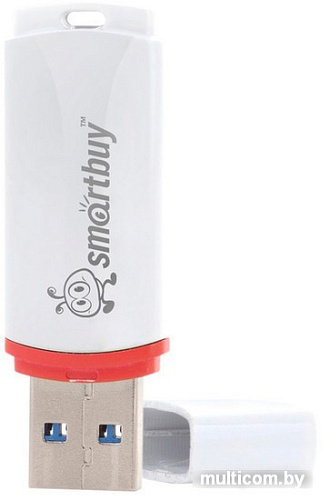 USB Flash Smart Buy Crown White 4GB (SB4GBCRW-W)