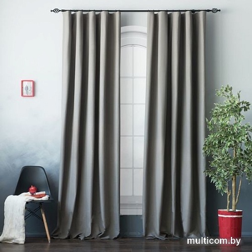 Комплект штор Pasionaria Билли 340x240 с подхватами (серый)