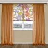 Комплект гардин Delfa Voile СТШ/Д-050 Voile/8819 2x2.5 м (мандарин, 2 шт)