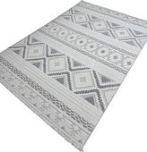 Ковер для жилой комнаты Radjab Carpet Поло Прямоугольник PL 273 12466RK (1.2x1.8, Cream Grey)