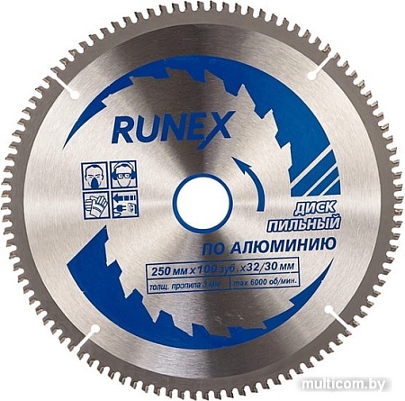 Пильный диск Runex 250х32/30 мм Z100 553006