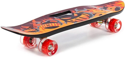 Пенниборд Полесье 89519 65 см (черный/красный)