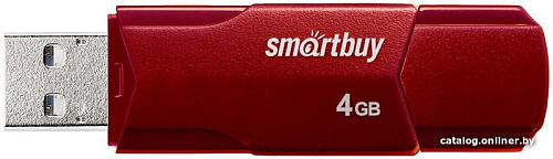 USB Flash SmartBuy Clue 4GB (бордовый)