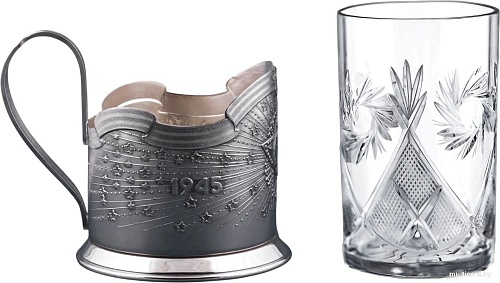 Набор стаканов Кольчугинский мельхиор №15 Победа НБМС337855015