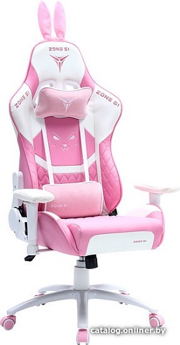 Кресло Zone51 Bunny (розовый/белый)