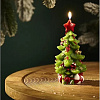 Фигурная свеча Tkano New Year Essential Green Miracle TK24-NY_CND0004 (зеленый)