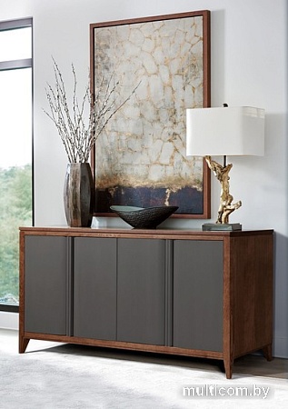 Тумба Гомельдрев Аспен ГМ 1625 Дуб (антрацит/табак)