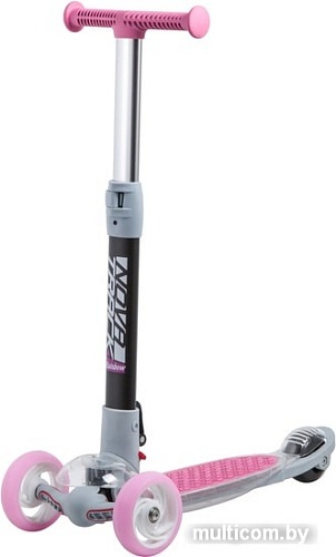 Самокат Novatrack Pro+ 2019 125T.RAINBOW.PN9 (розовый/серый)