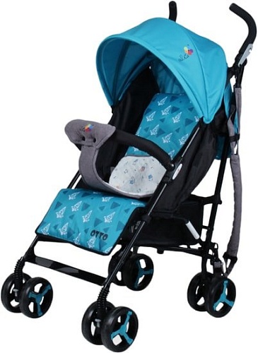 Коляска прогулочная «трость» Alis Otto (бирюзовый)