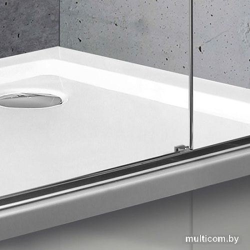 Душевой уголок Vincea Slim VSS-2SL900CLB (черный матовый/прозрачное)