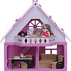 Krasatoys Дачный домик Варенька с мебелью 000256 (белый/розовый)