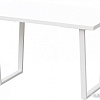 Кухонный стол Millwood Лофт Уэльс Л 130x80x75 (36 мм, белый/металл белый)