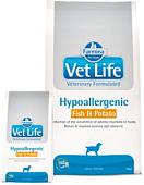 Корм для собак Farmina Vet Life Hypoallergenic Fish&Potato Dog 12 кг