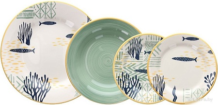 Набор тарелок Tognana Vela Antigua VEG70186015 (18 шт)