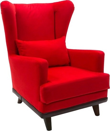 Интерьерное кресло Лион Ритм (velutto 38 красный)