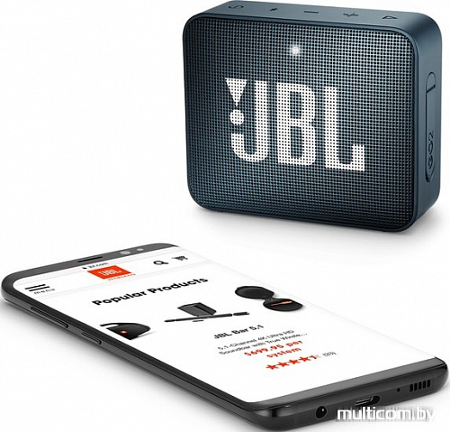 Беспроводная колонка JBL Go 2 (темно-синий)