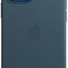 Чехол Apple MagSafe Leather Case для iPhone 12/12 Pro (балтийский синий)