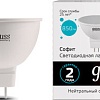 Светодиодная лампочка Gauss Elementary MR16 11W 850lm 4100K GU5.3 LED 13521