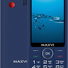 Кнопочный телефон Maxvi B35 (синий)