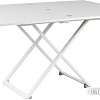 Стол-трансформер Levmar Compact (белый глянец/белые опоры)