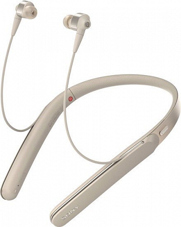 Наушники с микрофоном Sony WI-1000X (золото)