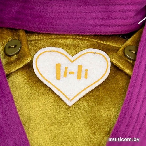 Классическая игрушка BUDI BASA Collection Басик в бархатном комбинезоне Ks22-209 (22 см)