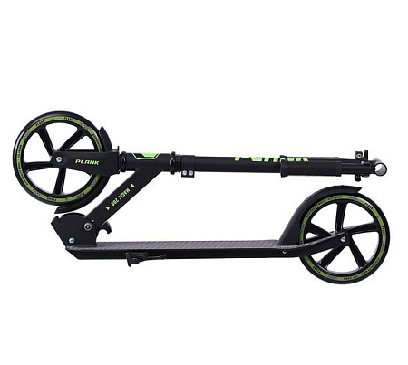 Самокат Plank Magic 200 (черно-зеленый)
