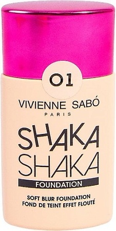 Тональный крем Vivienne Sabo Shaka Shaka с натуральным блюр-эффект (тон 01 светло-бежевый)