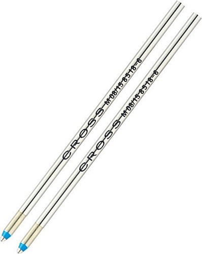 Набор шариковых стержней Cross 8518-6 (2шт, синий)