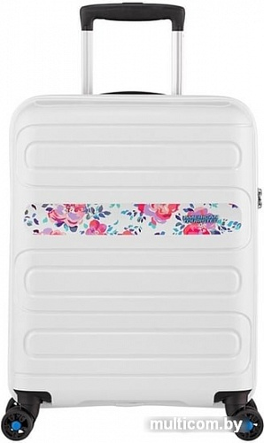 Чемодан-спиннер American Tourister Sunside Colour Flowers 55 см