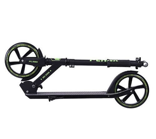 Самокат Plank Magic 200 (черно-зеленый)
