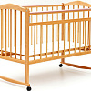 Детская кроватка Bambini 01 (темный орех/слоновая кость)