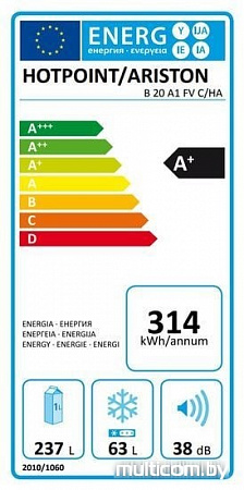 Холодильник Hotpoint-Ariston B 20 A1 FV C/HA