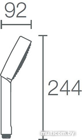 Душевая лейка Jacob Delafon Awaken Geometric [E72415RU-CP]