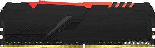 Оперативная память Kingston FURY Beast RGB 8ГБ DDR4 3600 МГц KF436C17BB2A/8