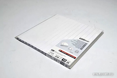 Металлический канал для переплета OPUS O.Simple Channel 210x10 мм OSC1021025BIA (25 шт, белый)