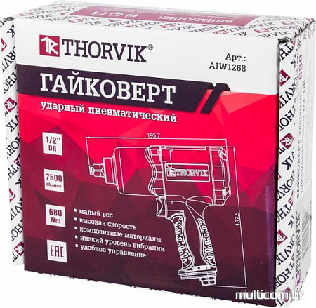 Пневматический гайковерт Thorvik AIW1268