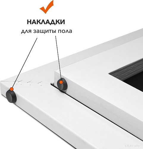Зеркало Алмаз-Люкс MF1nd-16050 (белый)